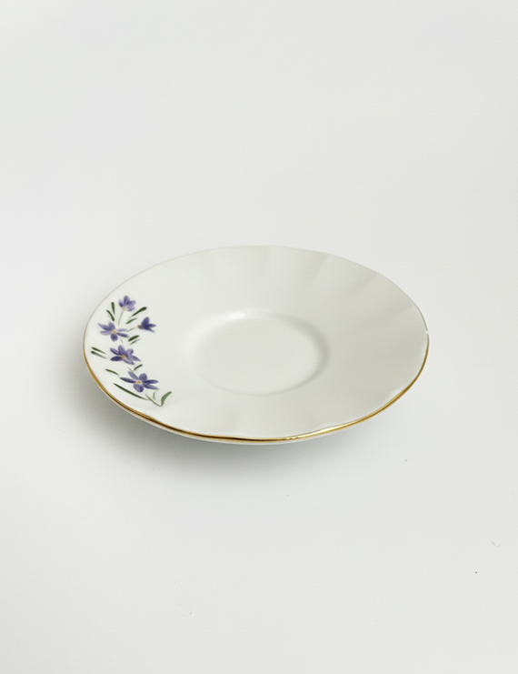 Çiçek Temalı Çay Tabağı