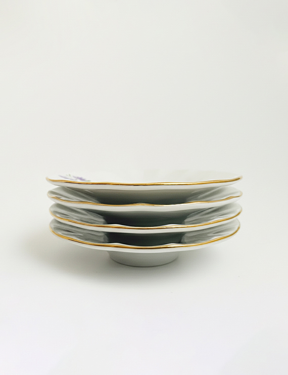 Çiçek Temalı Çay Tabağı