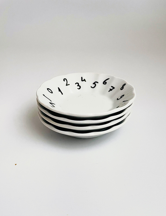 Matematik Temalı Çay Tabağı