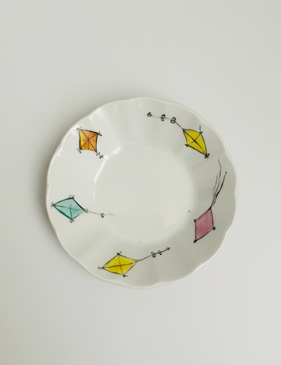 Uçurtma Temalı Çay Tabağı