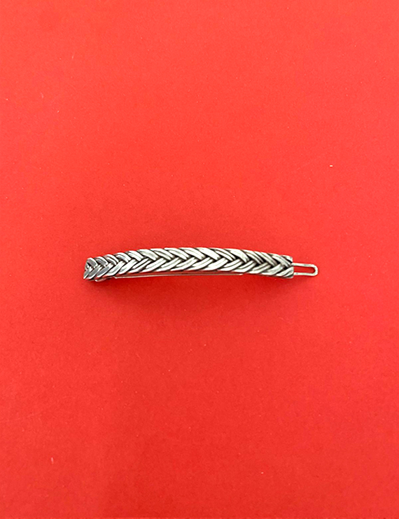 Gümüş Otomatik Saç Tokası