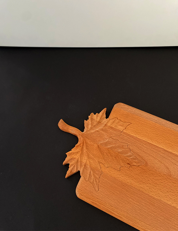 Çınar Yaprağı Motifli Sunumluk