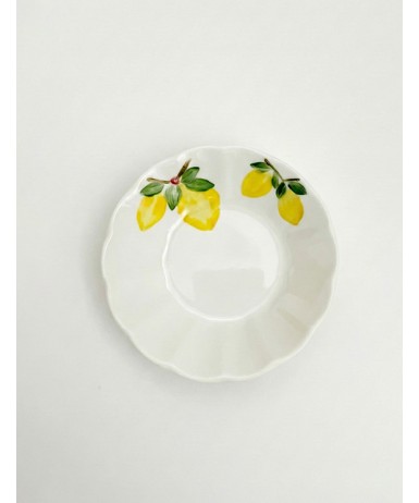 Limon Temalı Çay Tabağı