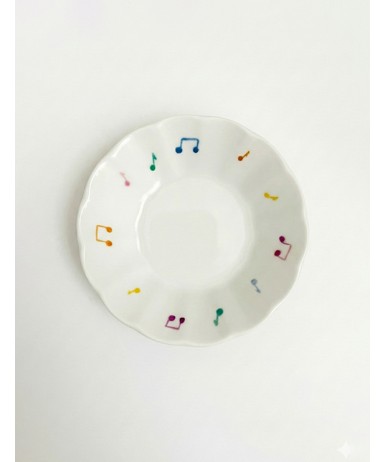 Nota Temalı Çay Tabağı